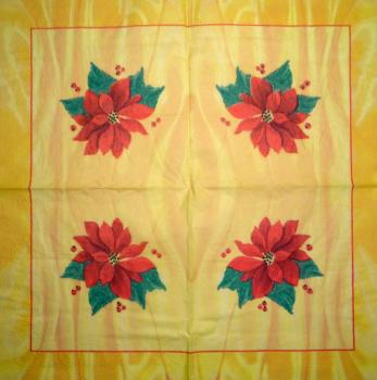 095 Christmas Flowers - 3-ply (95)